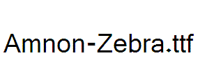 Amnon-Zebra