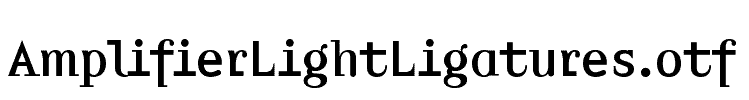 AmplifierLightLigatures