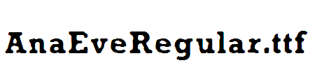 AnaEveRegular