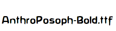 AnthroPosoph-Bold