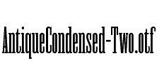 AntiqueCondensed-Two