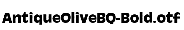 AntiqueOliveBQ-Bold
