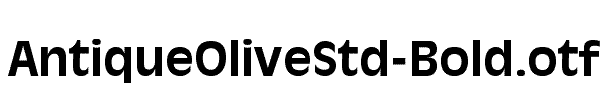 AntiqueOliveStd-Bold
