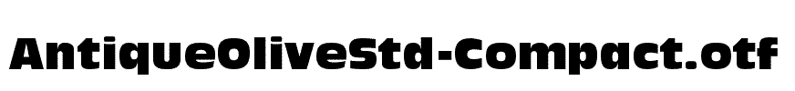 AntiqueOliveStd-Compact