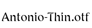 Antonio-Thin