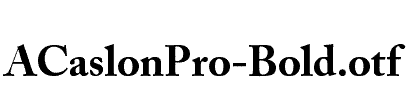 ACaslonPro-Bold