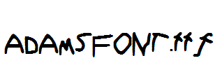 ADAMSFONT