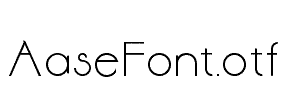 AaseFont