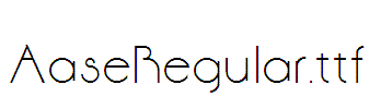 AaseRegular