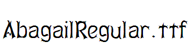 AbagailRegular