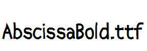 AbscissaBold