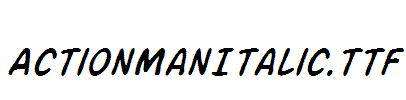 ActionManItalic