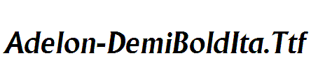 Adelon-DemiBoldIta