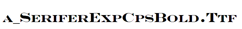 a_SeriferExpCpsBold