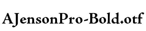 AJensonPro-Bold