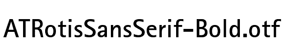 ATRotisSansSerif-Bold