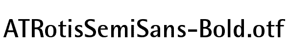 ATRotisSemiSans-Bold