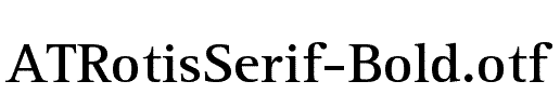 ATRotisSerif-Bold