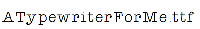 ATypewriterForMe