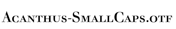 Acanthus-SmallCaps