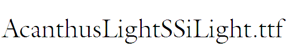 AcanthusLightSSiLight