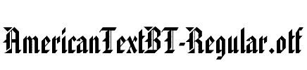 AmericanTextBT-Regular