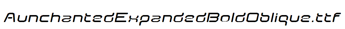AunchantedExpandedBoldOblique