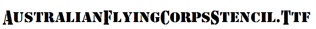 AustralianFlyingCorpsStencil