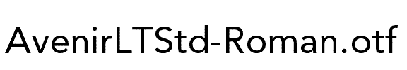 AvenirLTStd-Roman