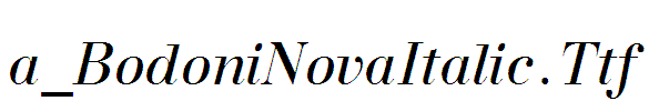 a_BodoniNovaItalic