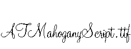 ATMahoganyScript