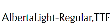 AlbertaLight-Regular