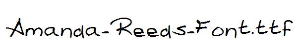 Amanda-Reeds-Font