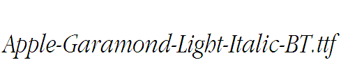 Apple-Garamond-Light-Italic-BT