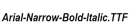 Arial-Narrow-Bold-Italic