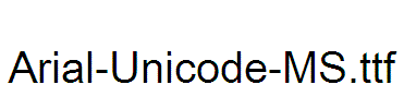 Arial-Unicode-MS