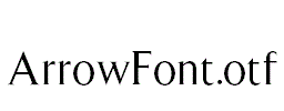 ArrowFont