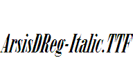 ArsisDReg-Italic