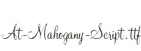 At-Mahogany-Script