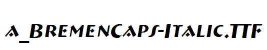 a_BremenCaps-Italic