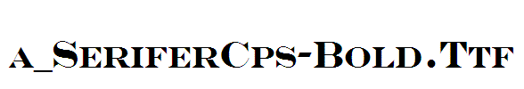 a_SeriferCps-Bold