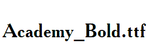 Academy_Bold