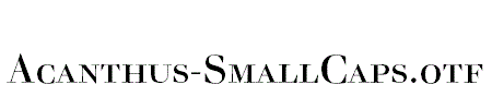 Acanthus-SmallCaps