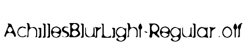 AchillesBlurLight-Regular