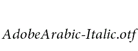 AdobeArabic-Italic