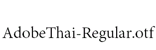 AdobeThai-Regular