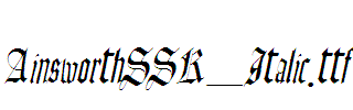 AinsworthSSK_Italic