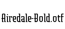 Airedale-Bold