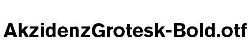 AkzidenzGrotesk-Bold