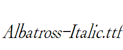 Albatross-Italic